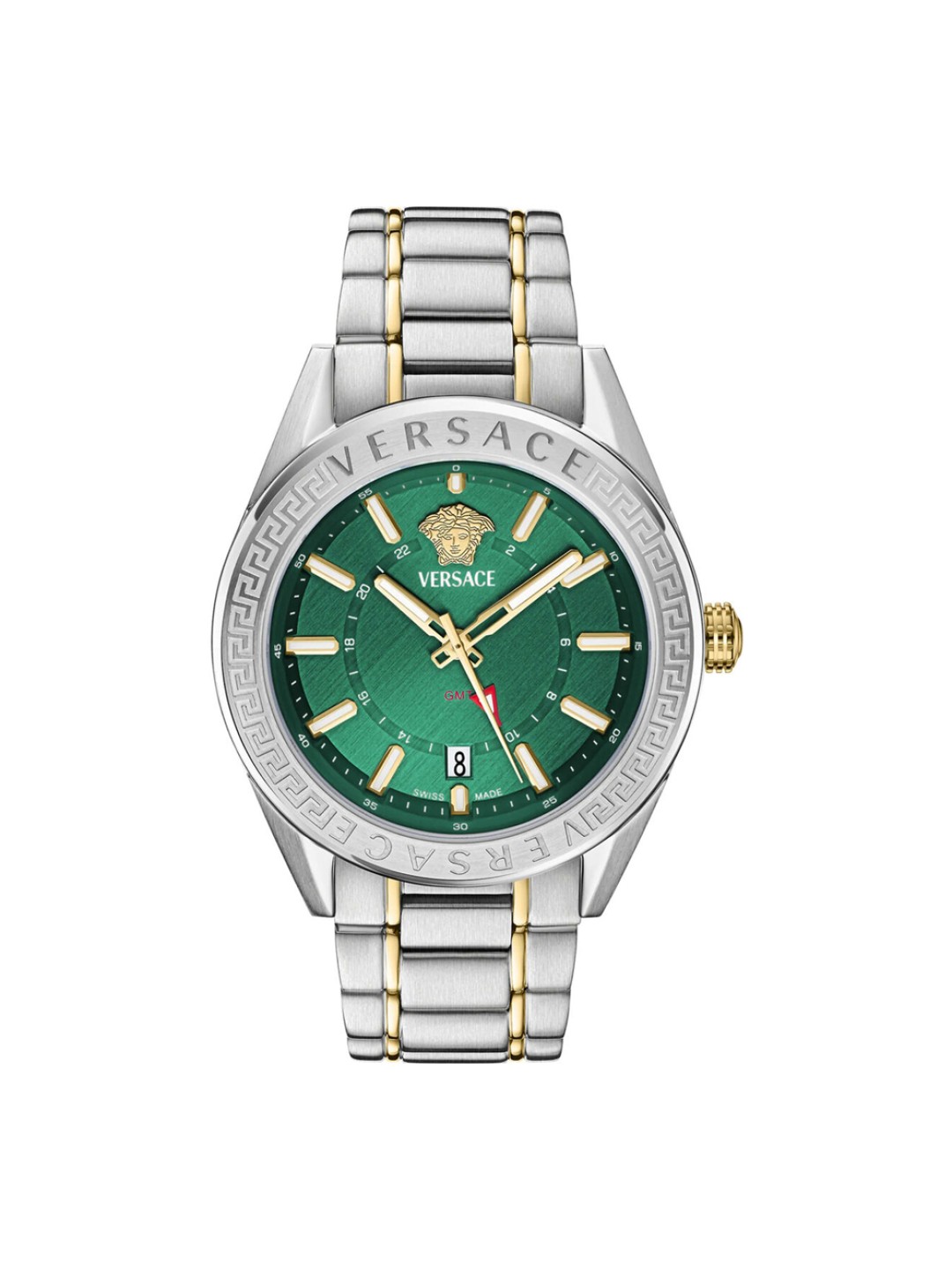 Versace VEAFA0524 V-Code GMT Miesten Rannekello