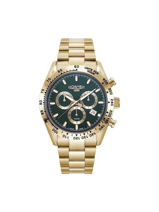 Roamer Monza 100 850837487520 Miesten Rannekello Chronograph