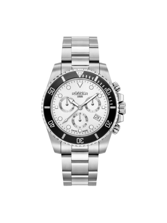 Roamer Deep Sea 100 851837411520 Miesten Rannekello Chronograph