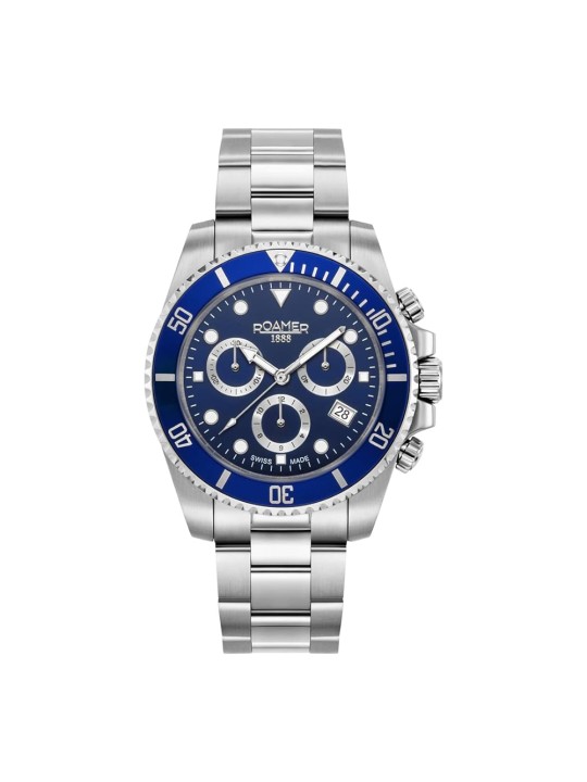 Roamer Deep Sea 100 851837414520 Miesten Rannekello Chronograph