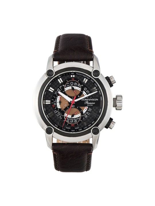 Romanson Premier PL2642HM1DA32W Miesten Rannekello Chronograph