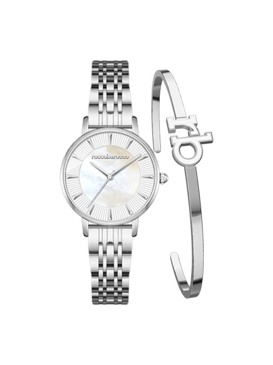 Roccobarocco RB.4659L-01M Naisten Rannekello and Bangle Set