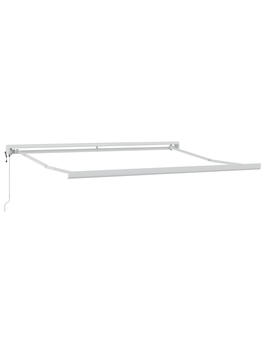 Musta 300x250 cm automaattinen sisäänvedettävä markiisi