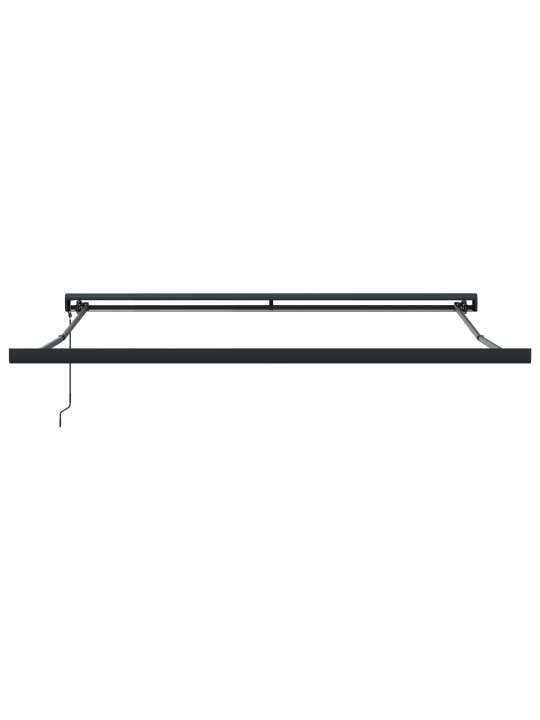 Automaattinen sisäänvedettävä markiisi punainen 350x250 cm