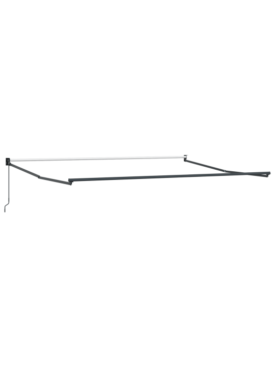 Automaattisesti sisäänvedettävä markiisi keltainen ja oranssi 400x350 cm