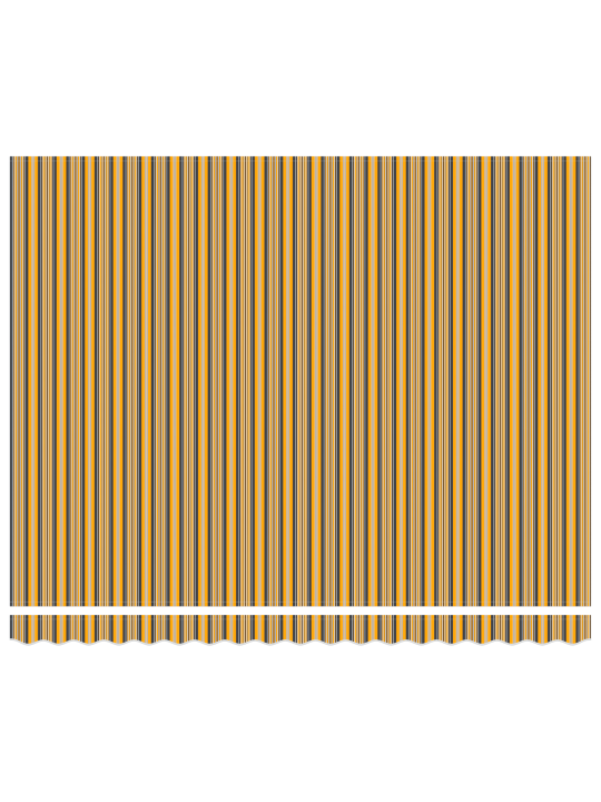 Automaattinen sisäänvedettävä markiisi moniväriraidalla 400x350 cm