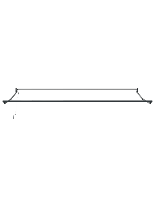 Automatisoitu sisäänvedettävä markiisi led:llä vihreä ja valkoinen 400x350 cm