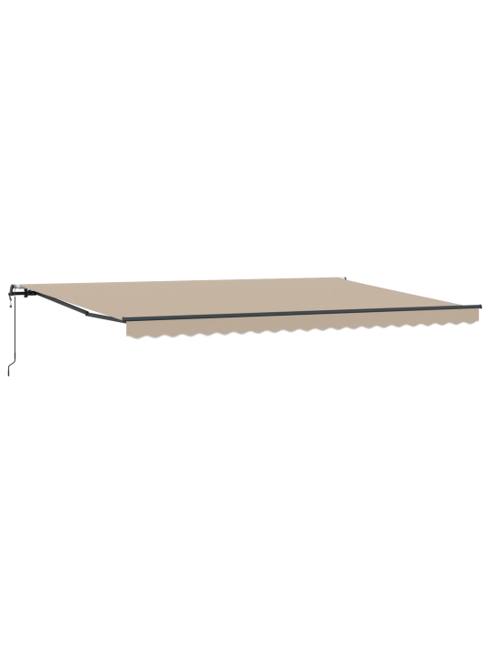 Automaattinen sisäänvedettävä markiisi beige 500x350 cm