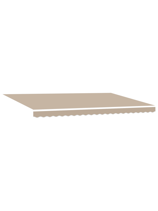 Automaattinen sisäänvedettävä markiisi beige 500x350 cm