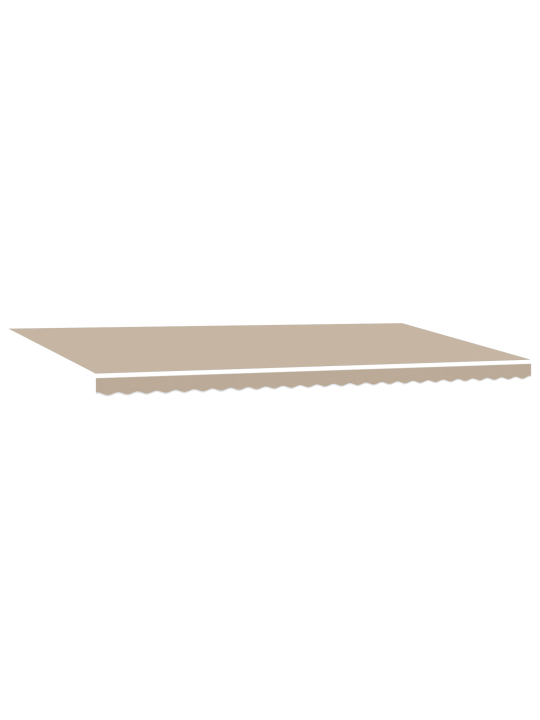 Automaattinen sisäänvedettävä markiisi beige 600x350 cm