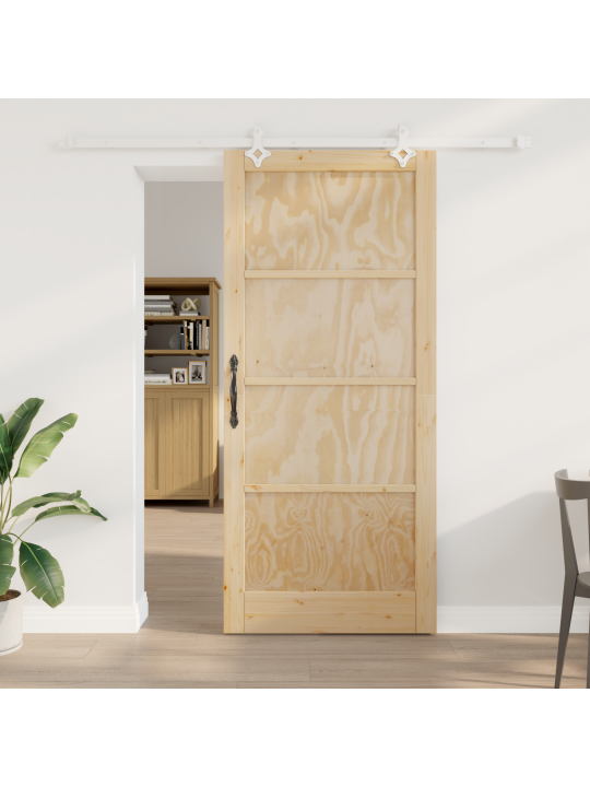 Liukuovi varusteineen 93x211 cm täysmänty