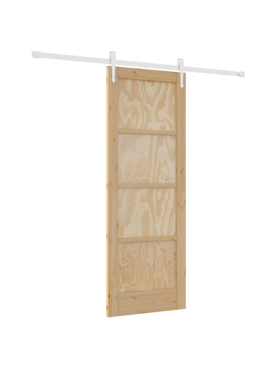 Liukuovi, tarvikkeet 73.5x198.5 cm massiivipuusta mänty