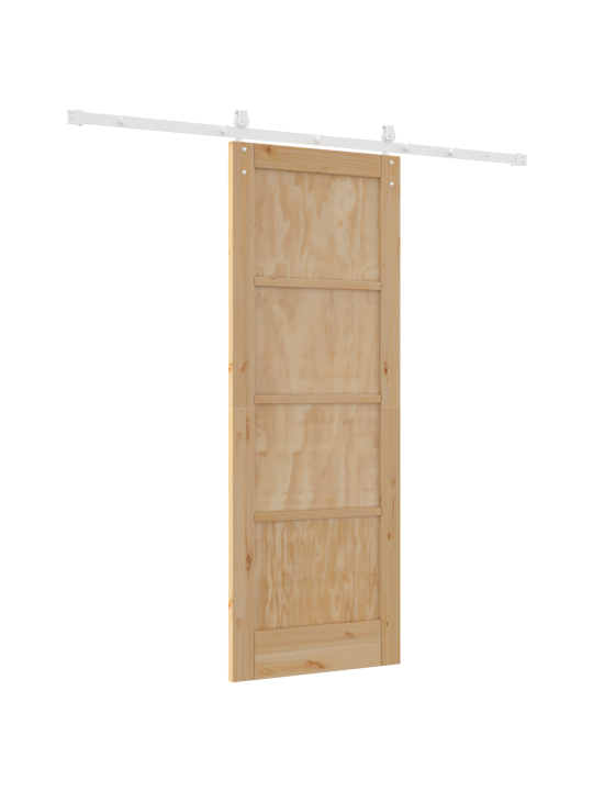 Liukuovi, tarvikkeet 73.5x198.5 cm massiivipuusta mänty