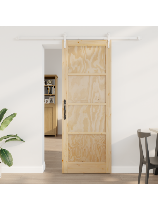 Liukuovi ja tarvikkeet 78x211 cm täyspuinen mänty