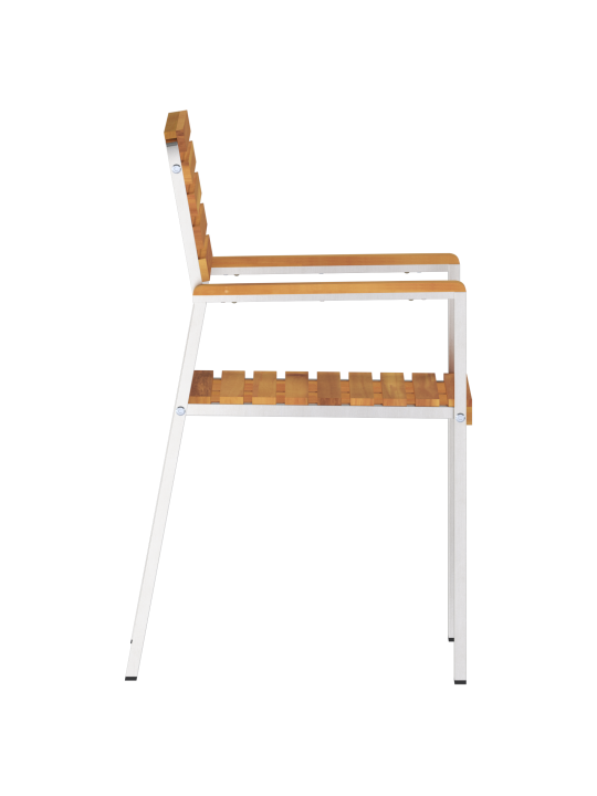 Pinottavat puutarhatuolit 8 kpl 54.5x56x89 cm täysi akaasiapuu