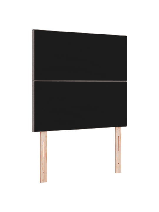 Sängynpääty timanttilaattojen muotoilu taupe 90 cm kangas