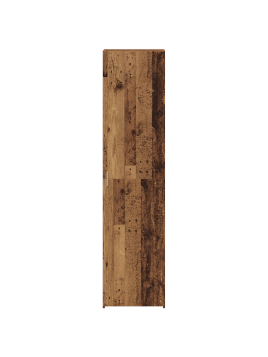 Highboard vanha puu 45x42.5x185 cm mdf
