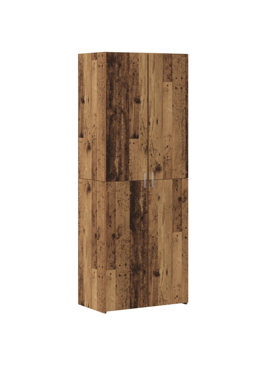 Highboard vanha puu 70x42.5x185 cm käsitteellistetty puu