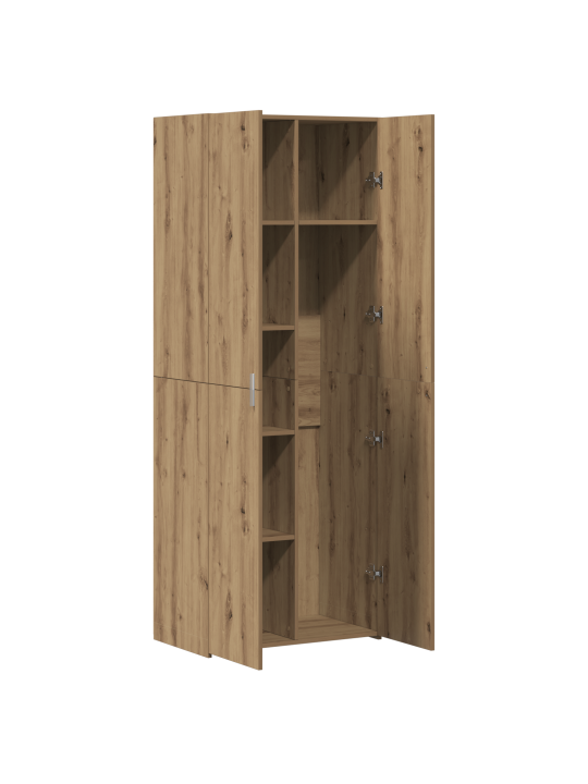 Korkeakaappi käsintehty tammi 70x42.5x185 cm tekninen puu