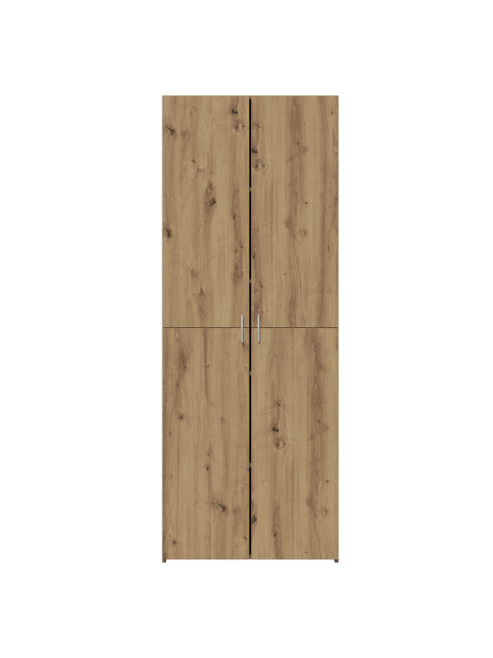 Korkeakaappi käsintehty tammi 70x42.5x185 cm tekninen puu
