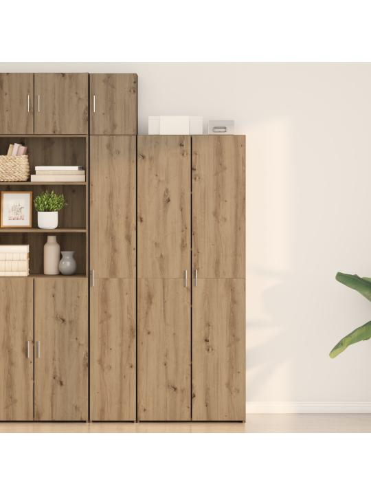 Korkeakaappi käsintehty tammi 70x42.5x185 cm tekninen puu