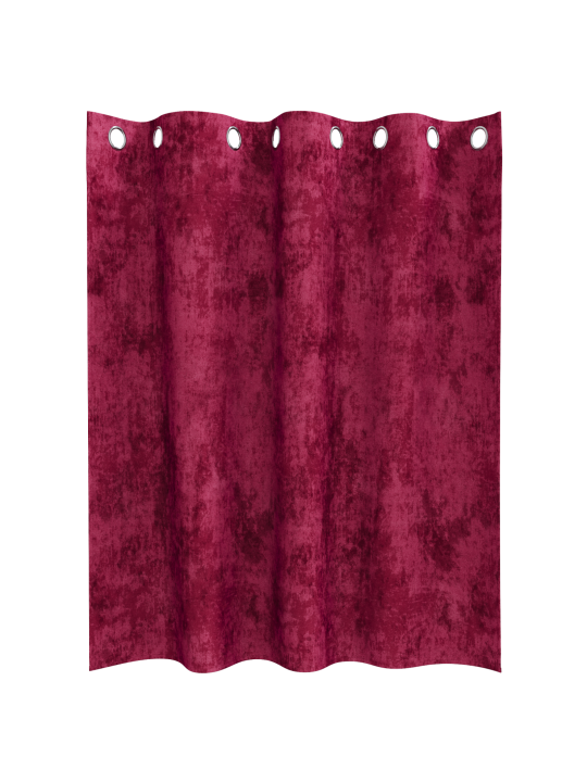 Samettiverhot Viininpunainen Polyesteri 140 x 140 cm Verho
