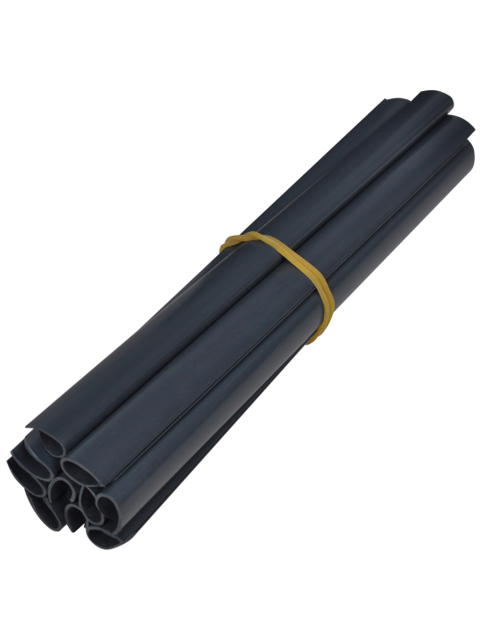 Puutarhan yksityisyyssuojat 2 kpl pvc 35x0,19 m matta tummanharmaa