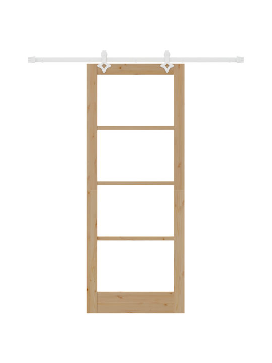 Liukuovi asennussarjalla 83x211 cm täysmänty