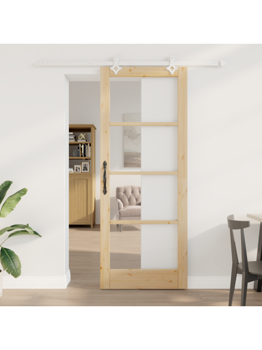 Liukuovi asennussarjalla 83x211 cm täysmänty