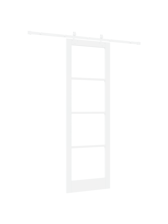 Liukuovisarja valkoinen 78x232 cm massiivipuu mänty