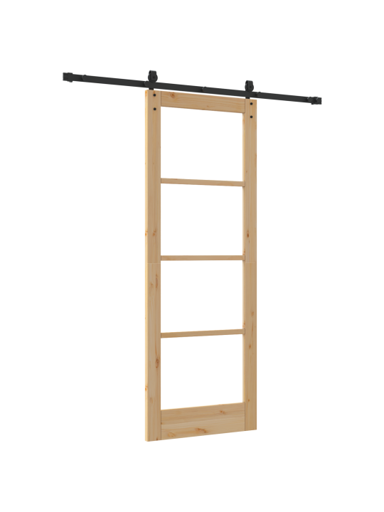 Liukuovi varusteilla 78x211 cm massiivipuu mänty