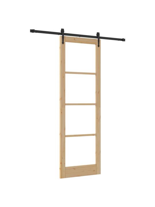 Liukuovi ja tarvikkeet 78x232 cm täysipuinen mänty