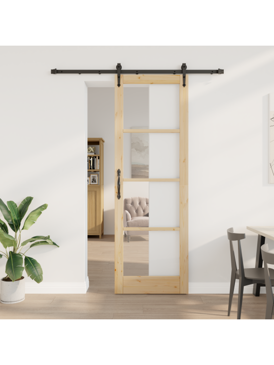 Liukuovi ja tarvikkeet 78x232 cm täysipuinen mänty