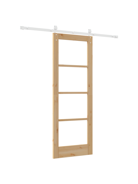Liukuovi ja varusteet 73.5x198.5 cm täysi männypuu
