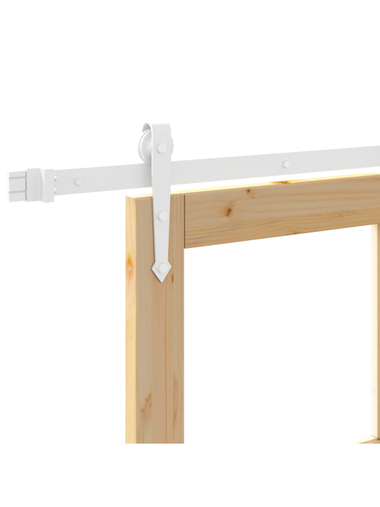 Liukuovi varustettuna osilla 93x202 cm täysi puu mänty