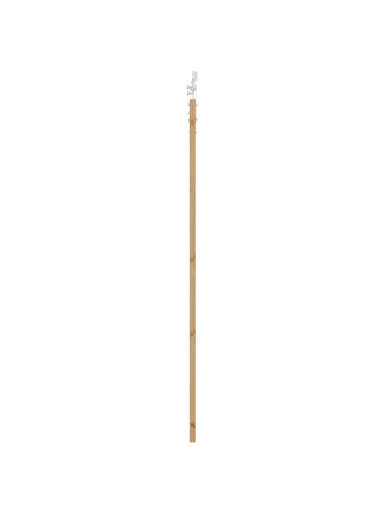 Liukuovi varusteilla 73.5x211 cm massiivipuusta männystä