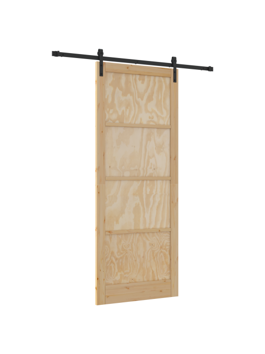 Liukuovi kiinnityssarjalla 93x232 cm massiivipuu mänty
