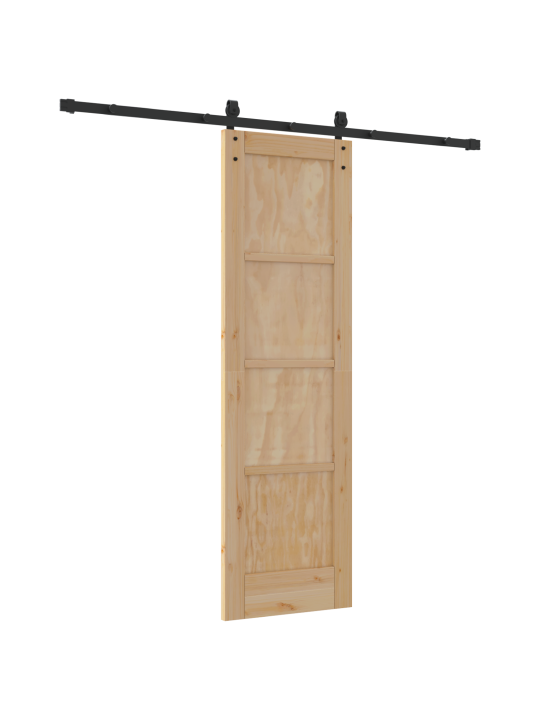 Liukuovi varusteilla 61x198.5 cm massiivipuinen mänty