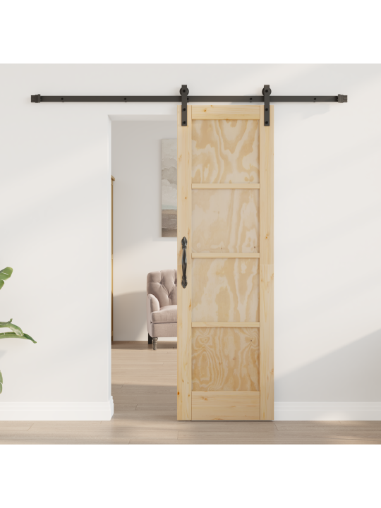 Liukuovi varusteilla 61x198.5 cm massiivipuinen mänty