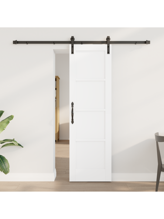 Liukuovi kirimistykset valkoinen 61x198.5 cm massiivipuu mänty