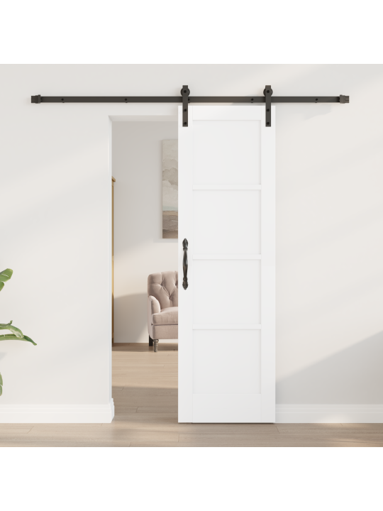 Liukuovi kirimistykset valkoinen 61x198.5 cm massiivipuu mänty