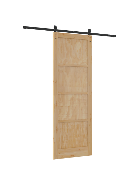 Liukuovi varusteilla 83x232 cm massiivinen puu mänty