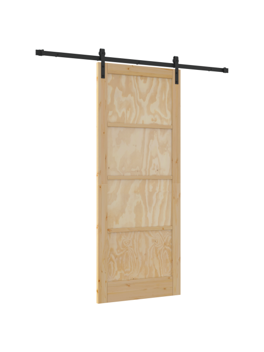 Liukuovi varustesarja 86x211 cm tukevasta männystä