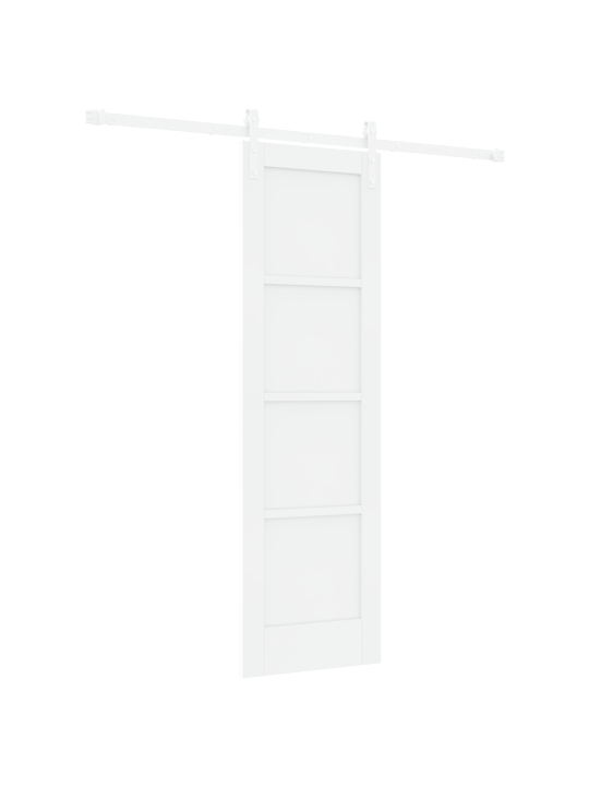 Liukuovi kääntöosilla valkoinen 61x198.5 cm kestävä puusta mänty