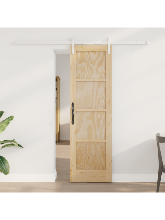Liukuovi tarvikkeilla 61x198.5 cm massiivipuu mänty