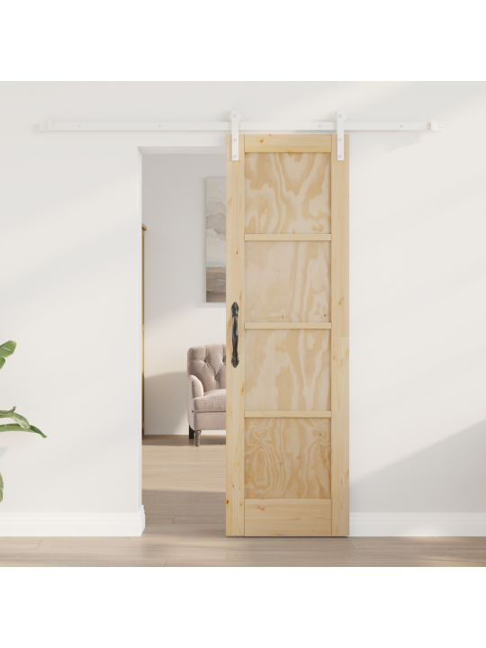 Liukuovi tarvikkeilla 61x198.5 cm massiivipuu mänty