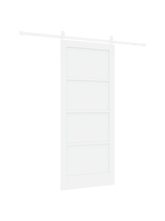 Liukuovi 2 kpl valkoinen mdf 86 x 198.5 cm liukuvat osat