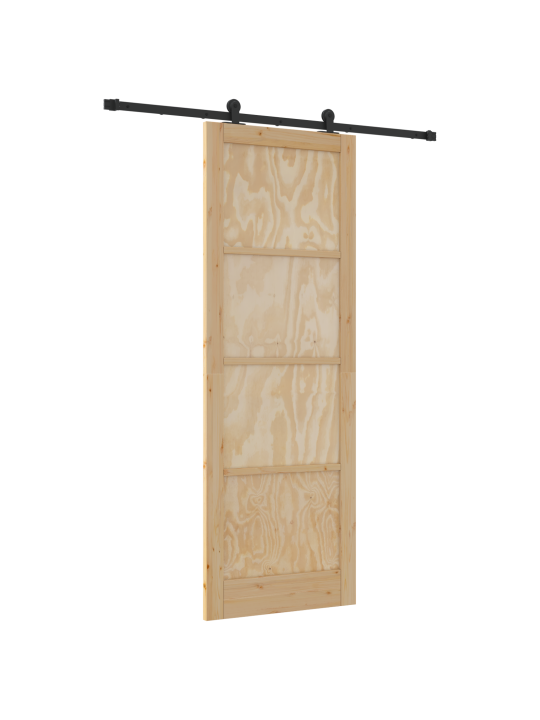 Liukuovi käyttösarjalla 83x232 cm täysi mänty