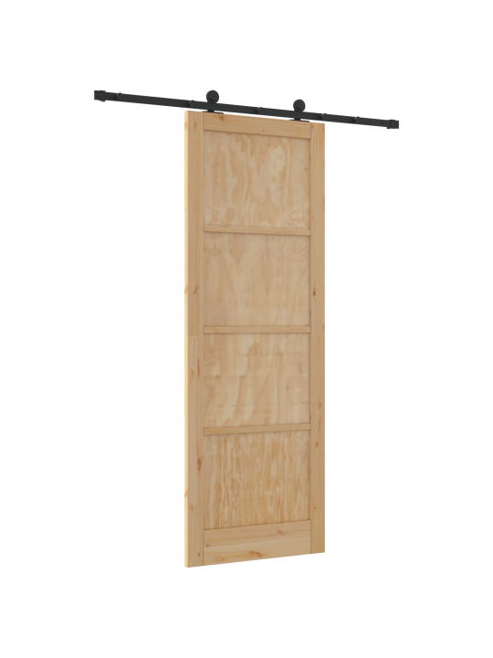 Liukuovi käyttösarjalla 83x232 cm täysi mänty