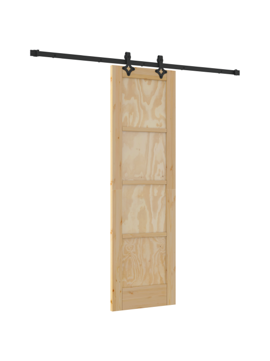 Liukuovi tarvikkeineen 61x198.5 cm täysi puinen mänty